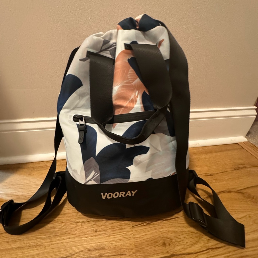 Vooray Floral Water-Resistant Cinch Backpack